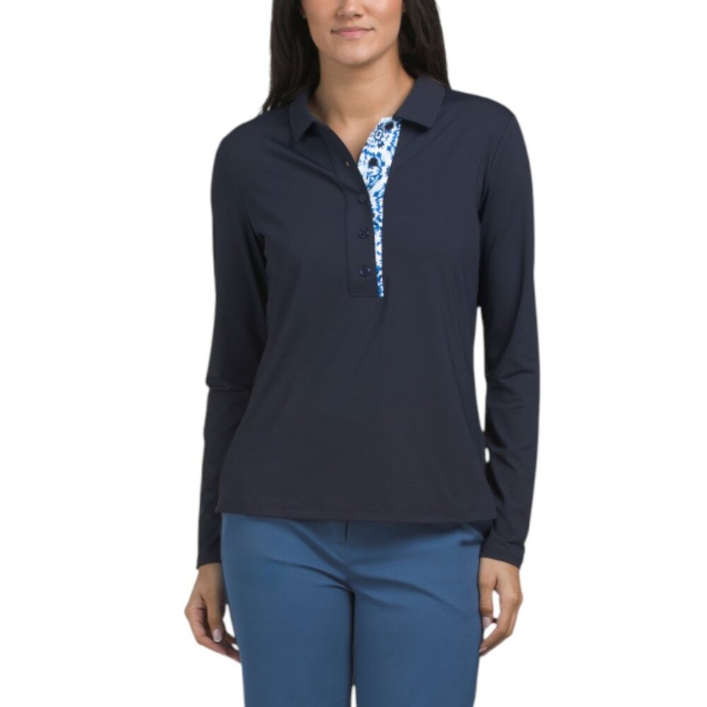 SWING CONTROL Printed Velocity Top